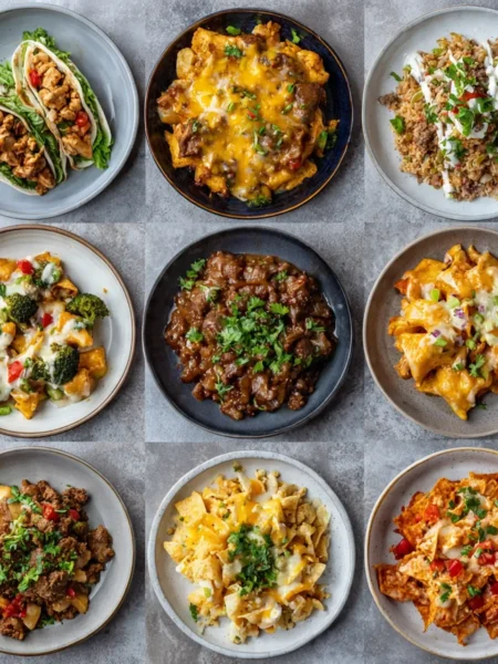 Quick Dinner Ideas: 9 Easy Family Meals on One Table