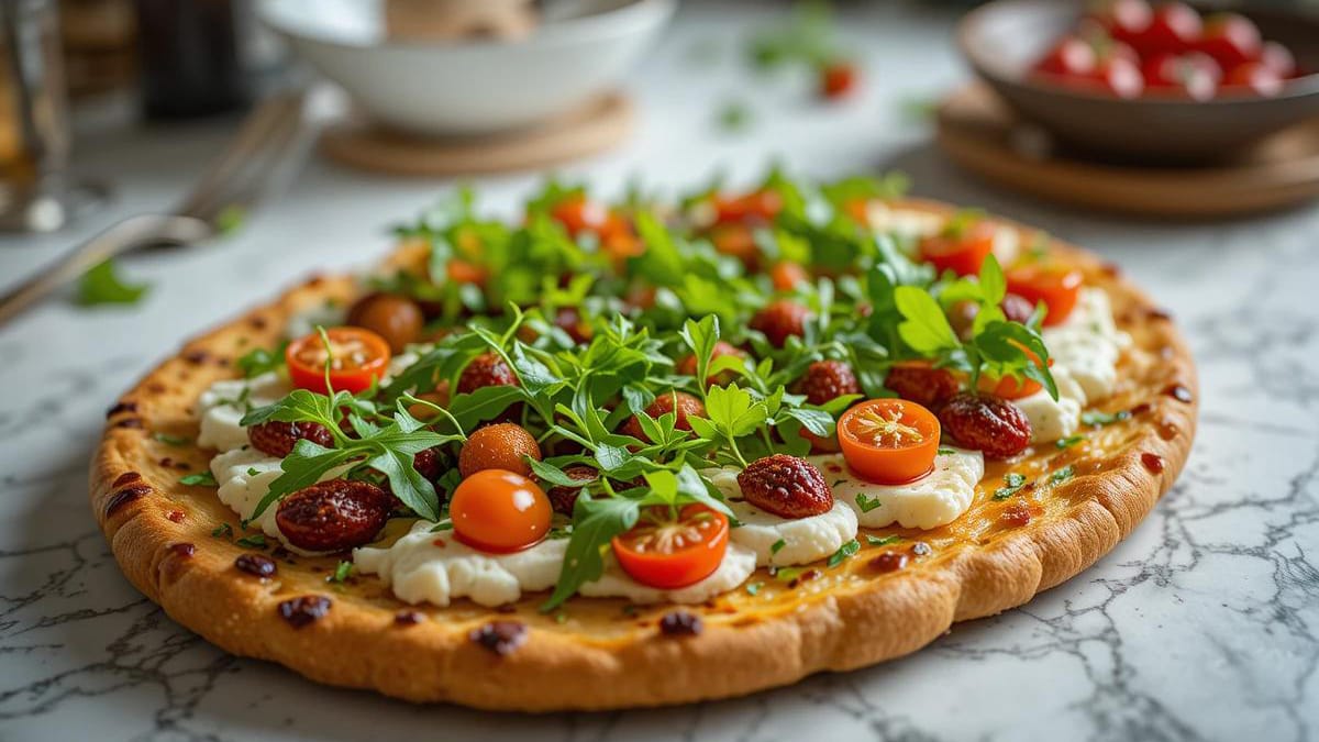 Cottage Cheese Flatbread