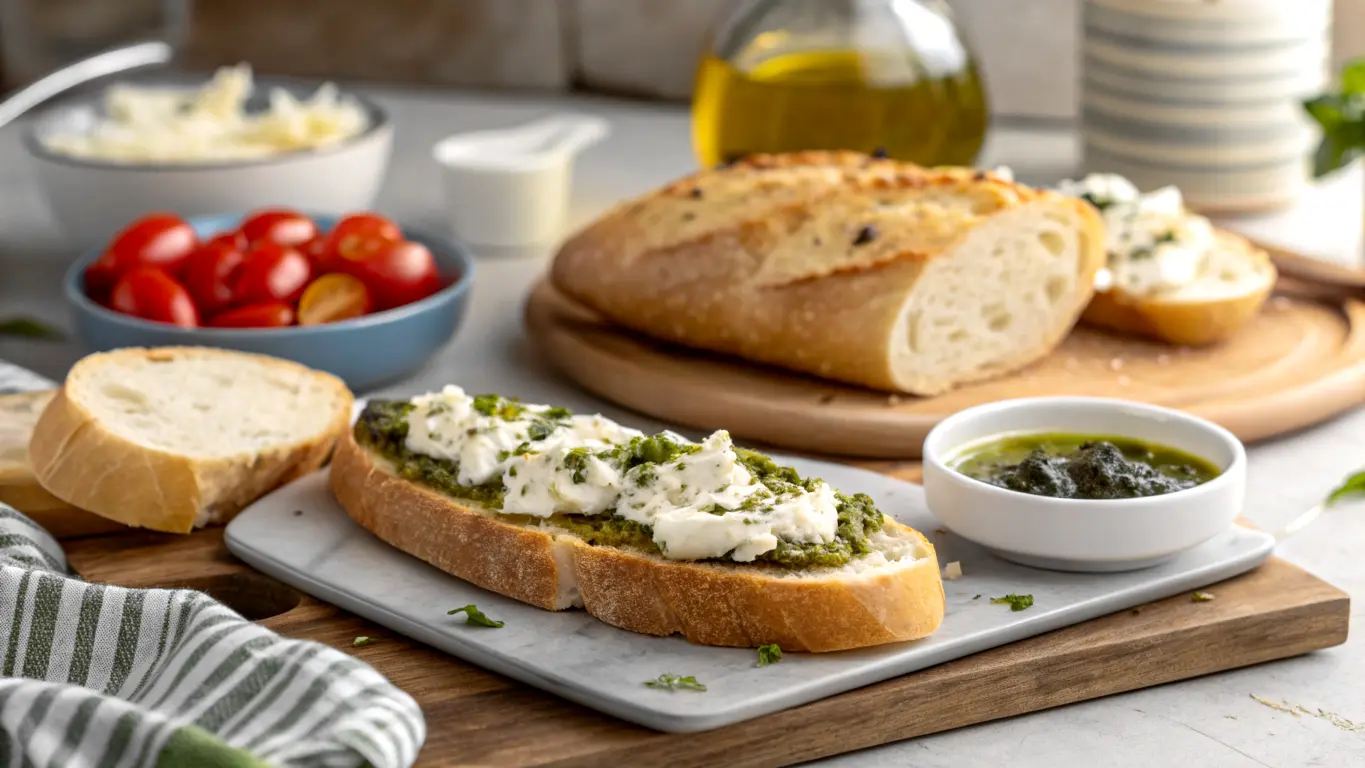 Cottage Cheese Provolone Pesto Recipe