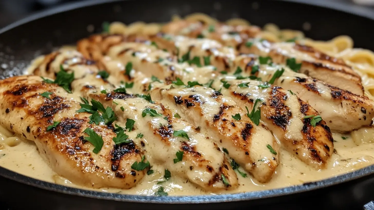 Garlic Parmesan Chicken Pasta