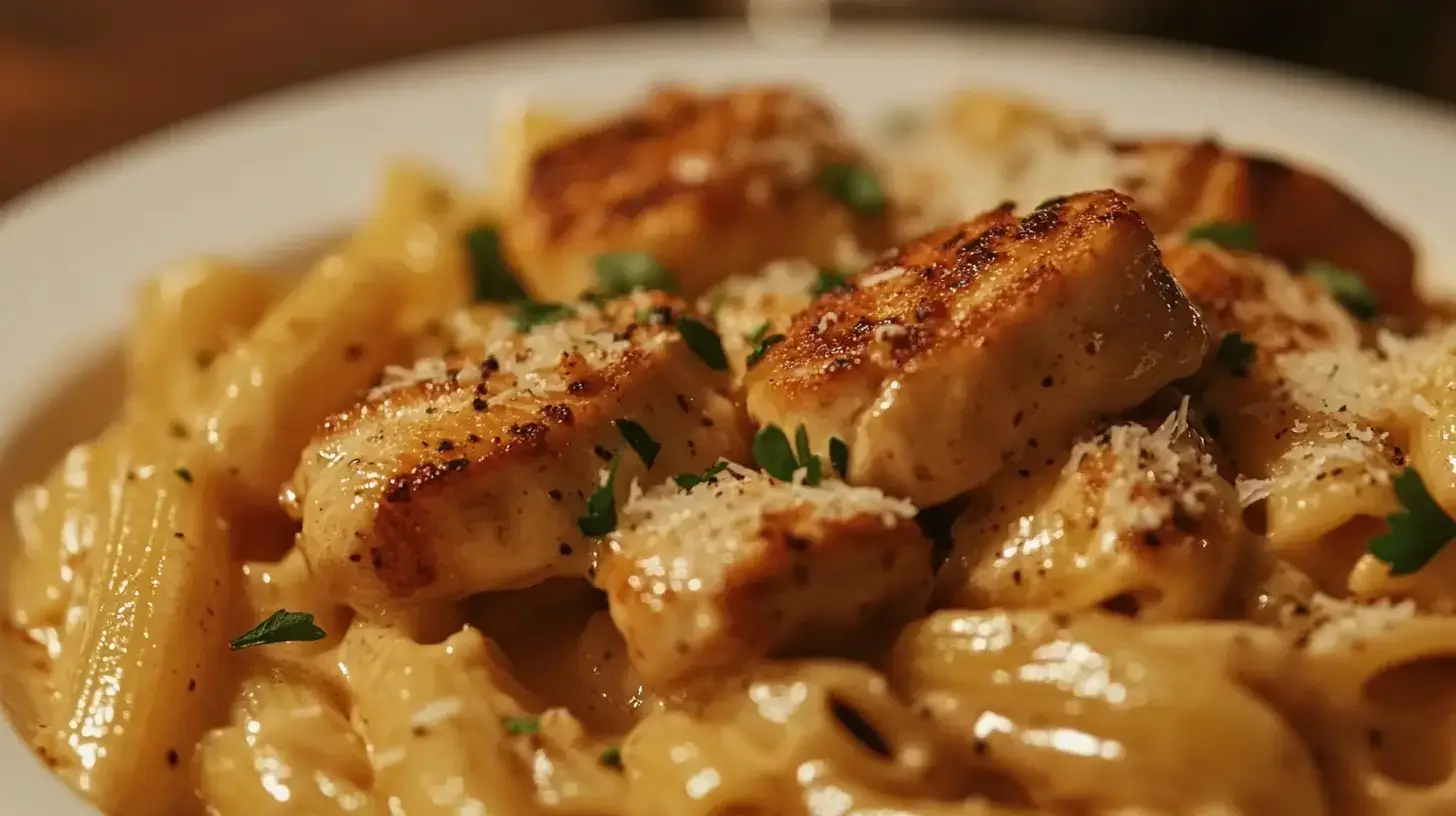 Garlic Parmesan Chicken Pasta