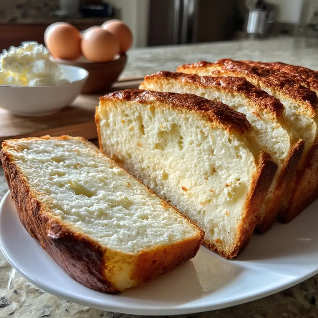 High Protein Cottage Cheese Bread