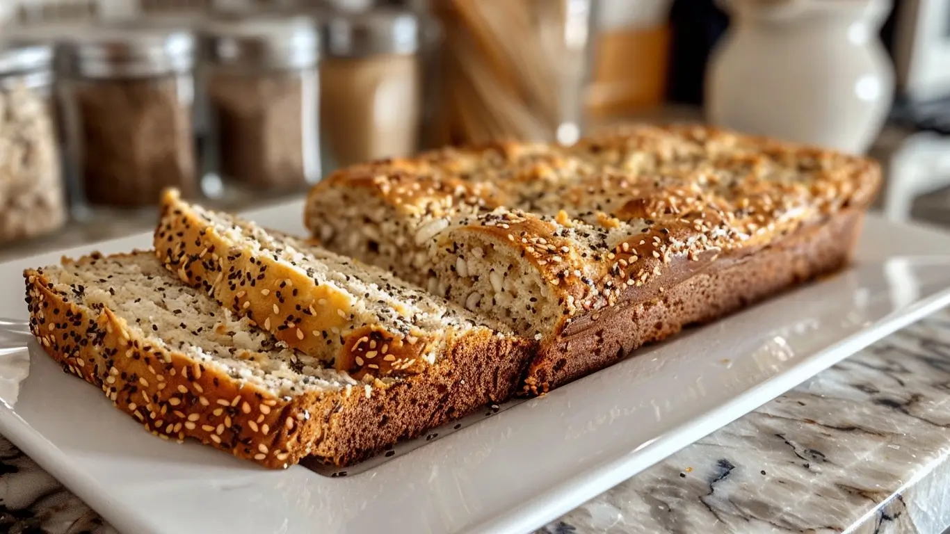 High protein cottage cheese bread