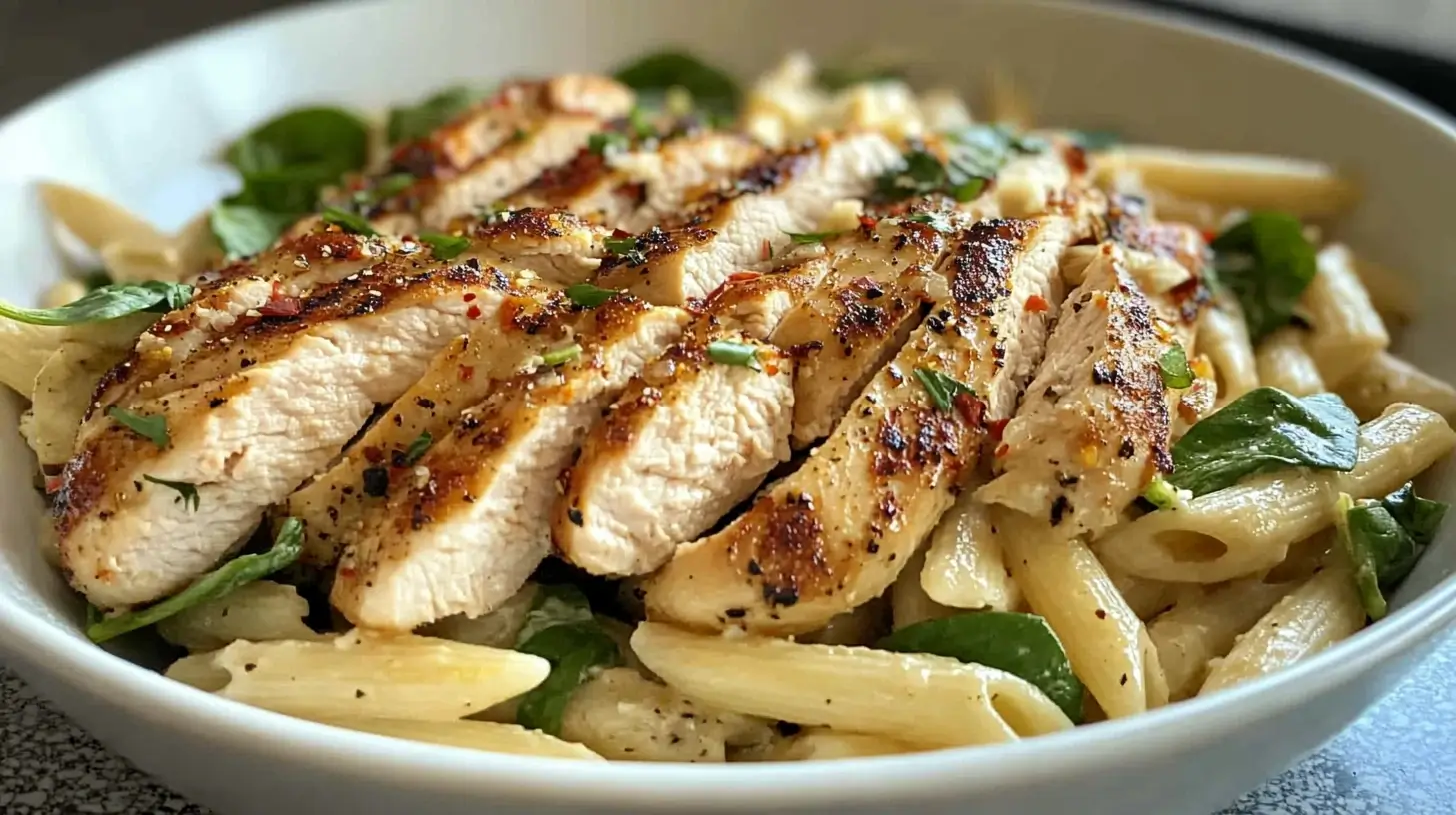 garlic parmesan chicken pasta healthy Recipe