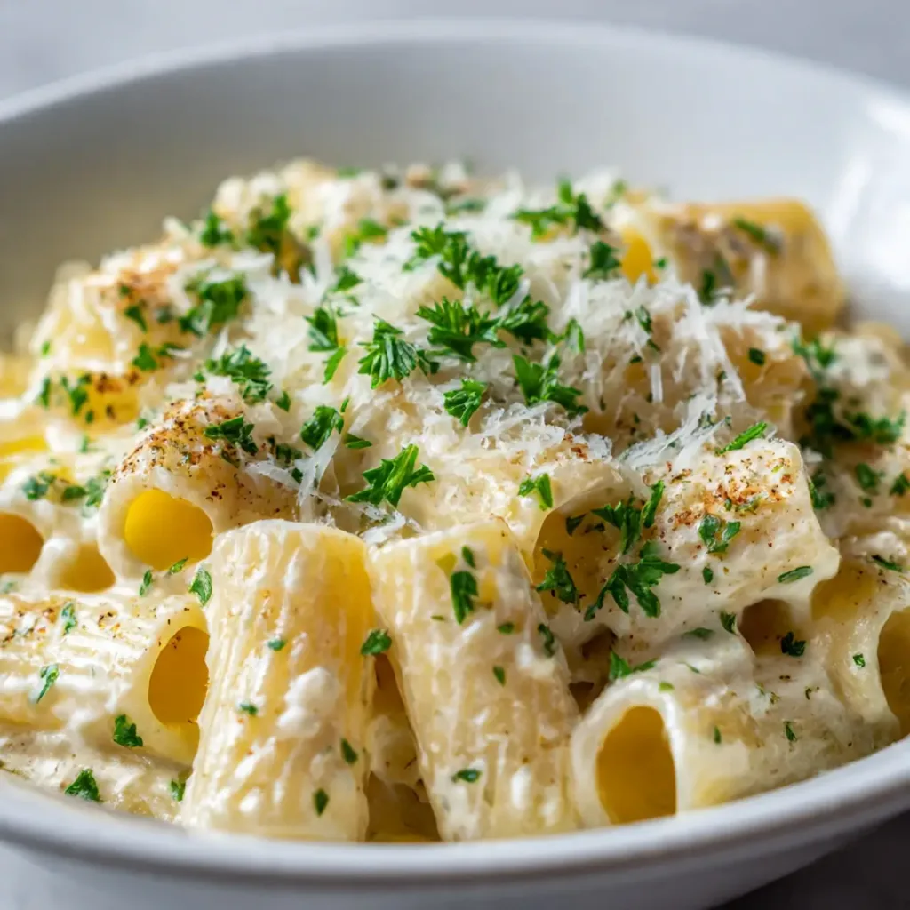 Cottage Cheese Pasta Sauce serving