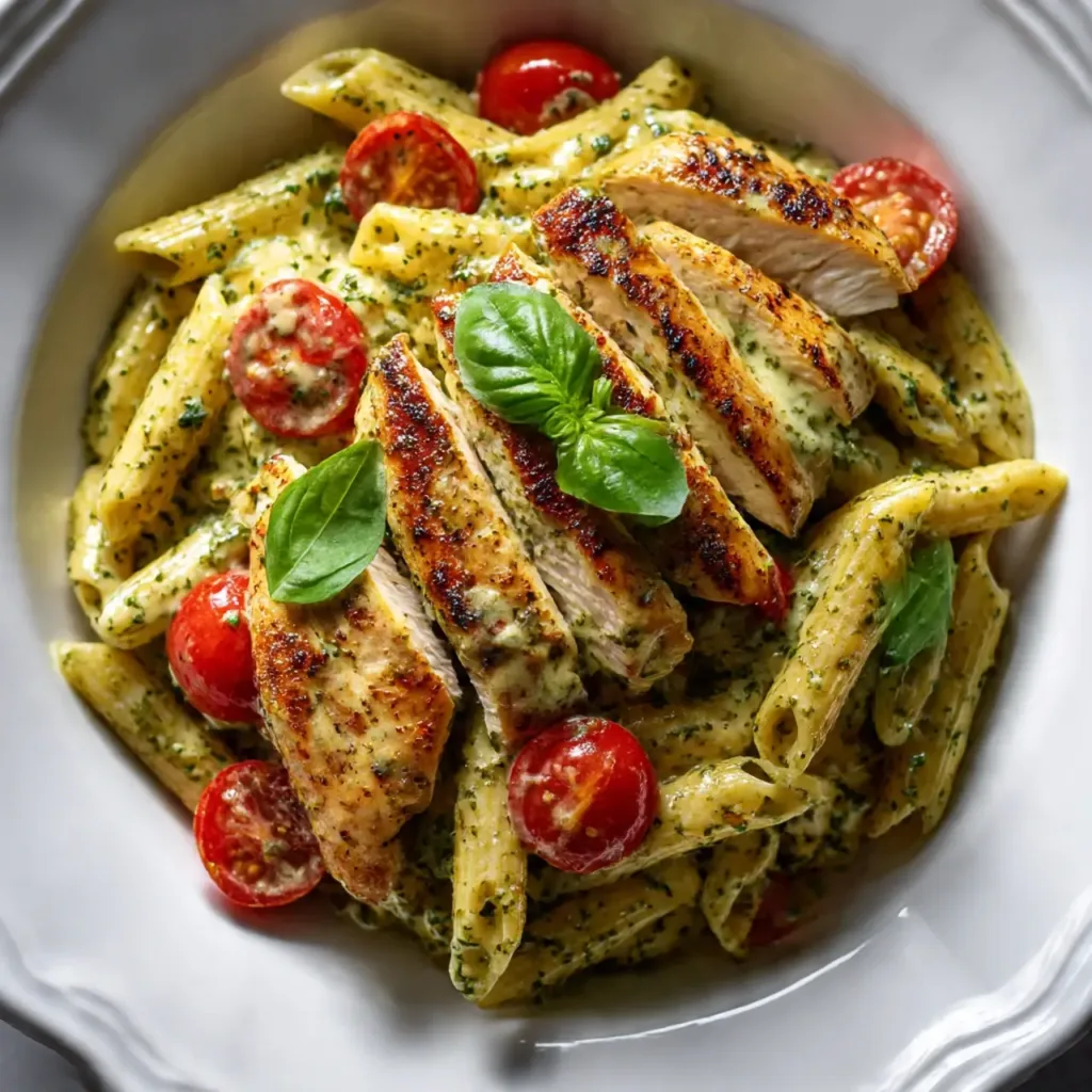 Creamy Pesto Chicken Pasta