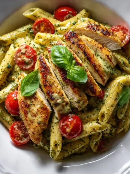 Creamy Pesto Chicken Pasta