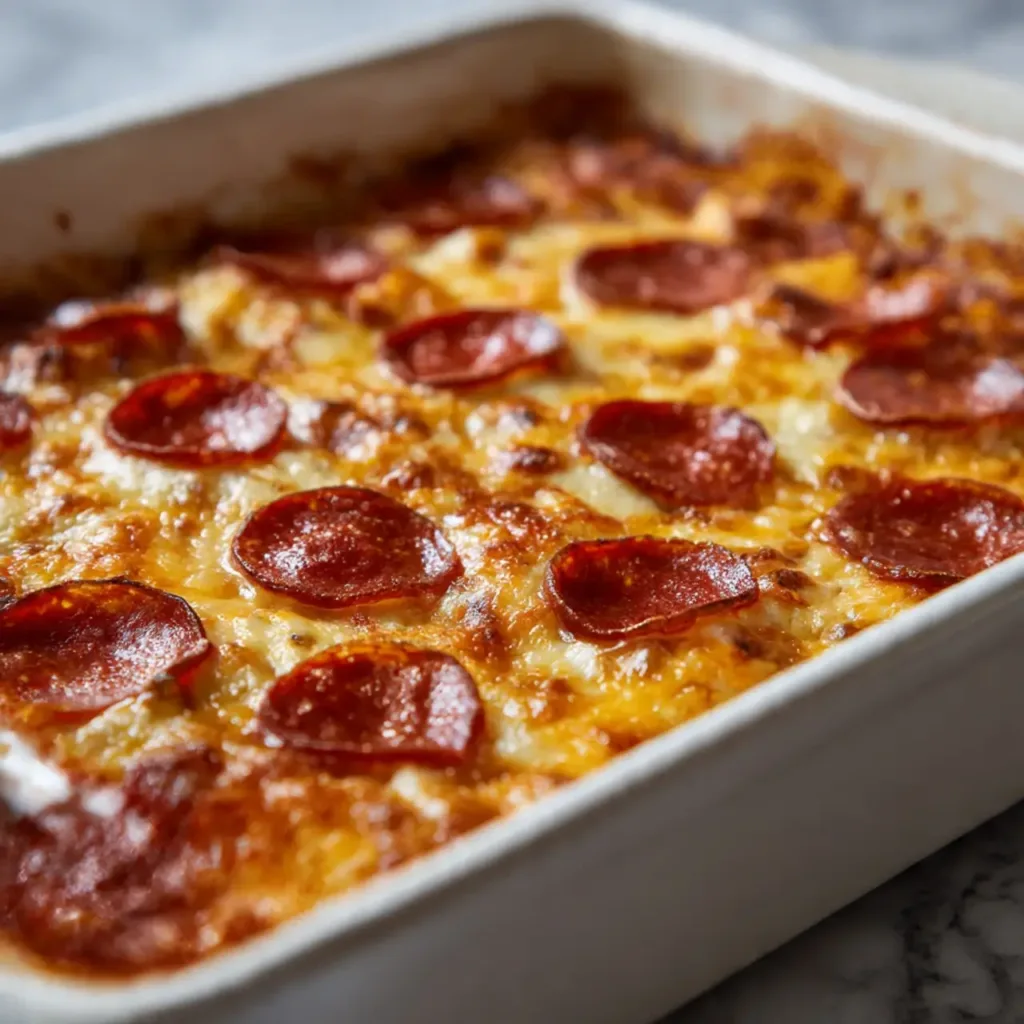 Low Carb Pizza Casserole