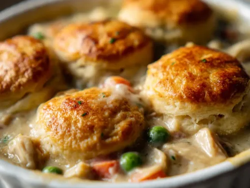 lazy chicken pot pie