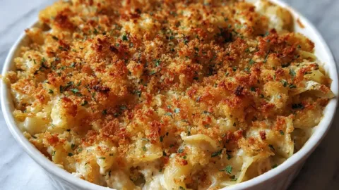 Creamy Tuna Noodle Bake on a Budget