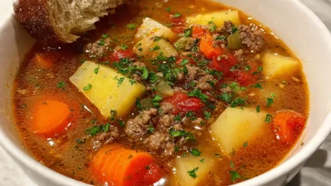 Hearty Hamburger Soup