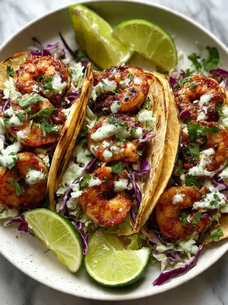 Quick Chili-Lime Shrimp Tacos