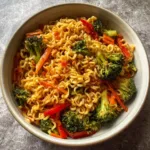 Simple Ramen Stir-Fry with Veggies